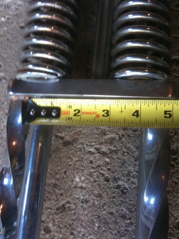 FS VINTAGE SPRINGER forks w/twisted metal front legs
